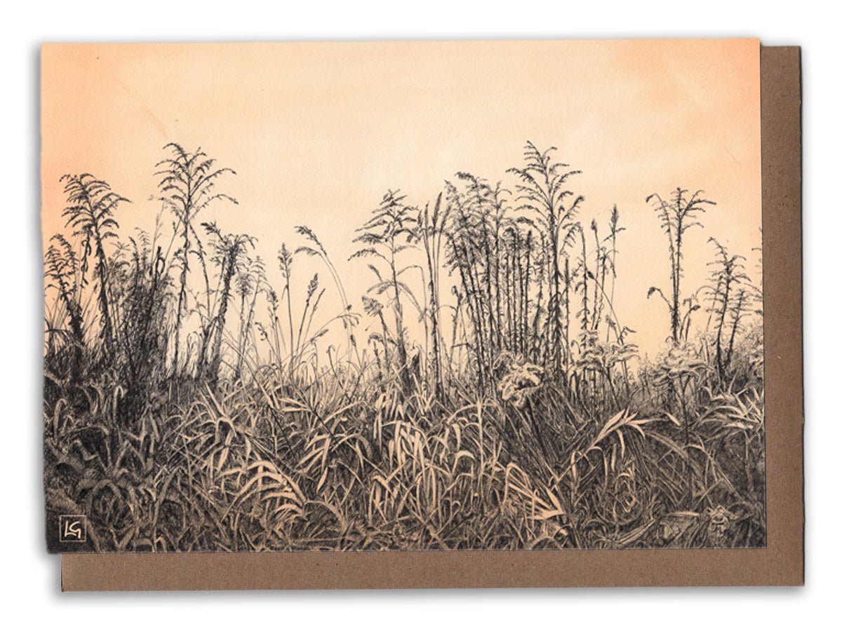 Autumn Field Art Card