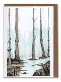 Deep Woods, Ontario Marsh Art Card