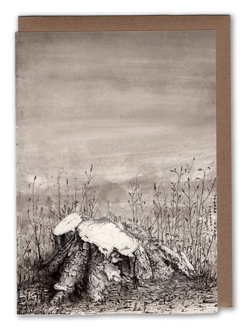 An Empty Field Art Card